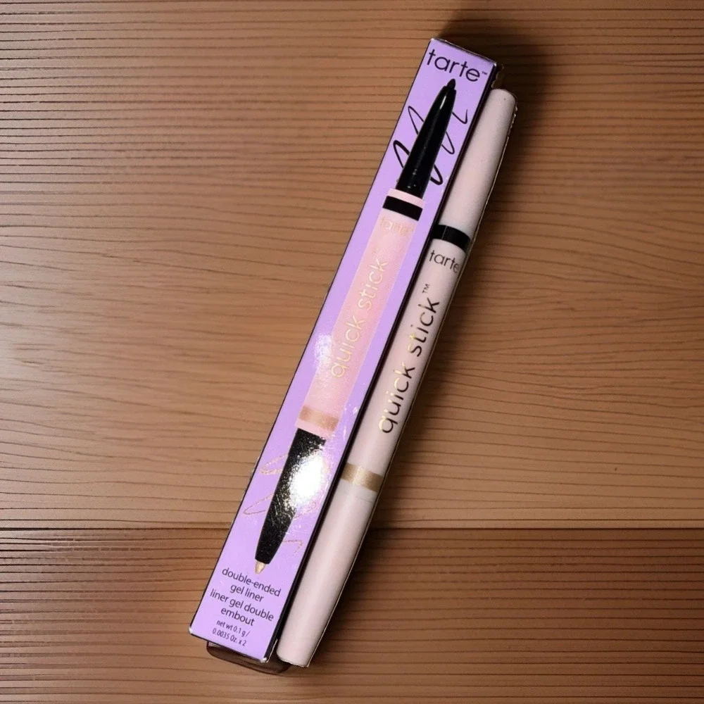 Tarte Quick Stick BLACK/CHAMPAGNE Double Ended Gel Liner Defining & Brightening
